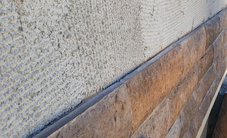 Attaching Lath for Adhered Masonry Veneer over Continuous Insulation