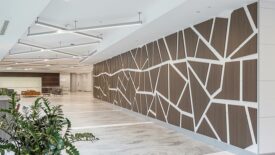 Updated finishes in commercial spaces. 