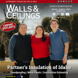 Walls and Ceilings June 2024 Cover