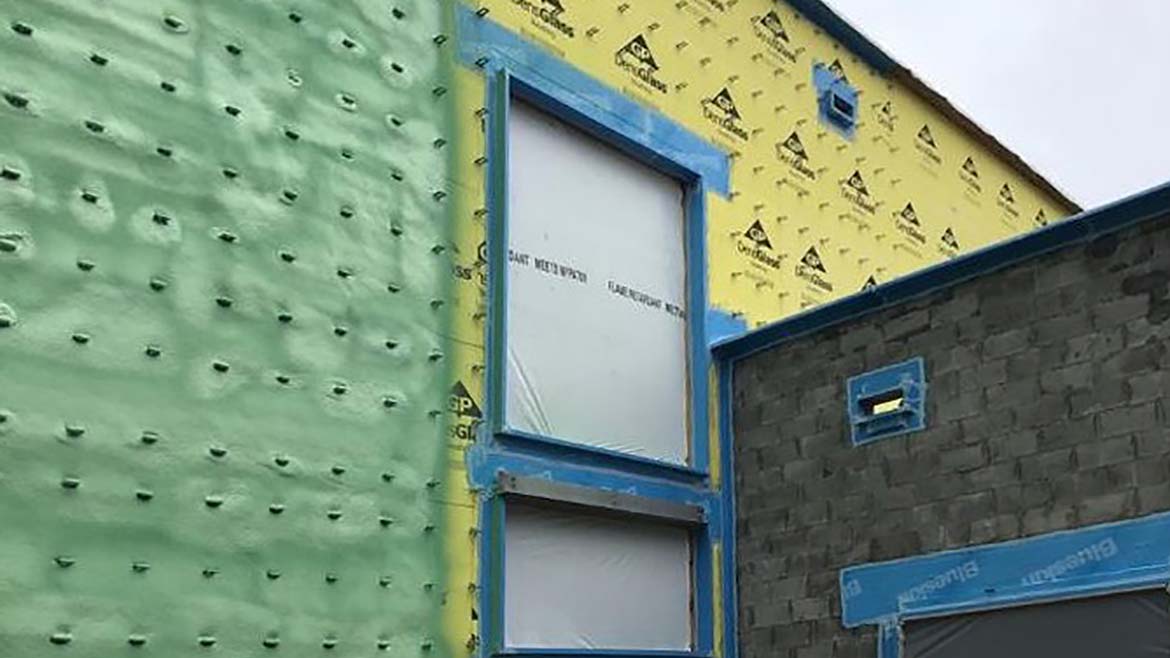 An Air Barrier installation