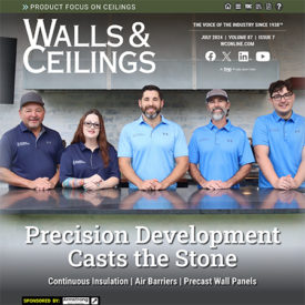 Walls & Ceilings July 2024 Cover