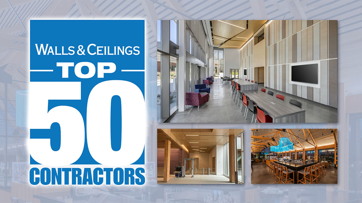 An annual list of the Top 50 Wall and Ceiling Contractors in the country