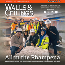 Walls & Ceilings September 2024 Cover