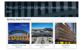 PCI Longevity Award winners for Buildings