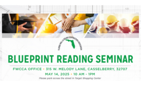 Information on the Blueprint Reading Seminar FWCCA is hosting