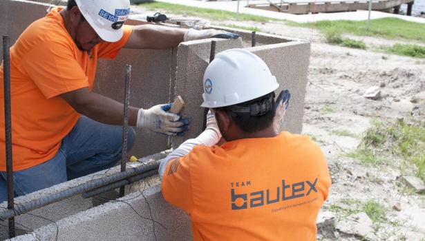 Bautex store block wall