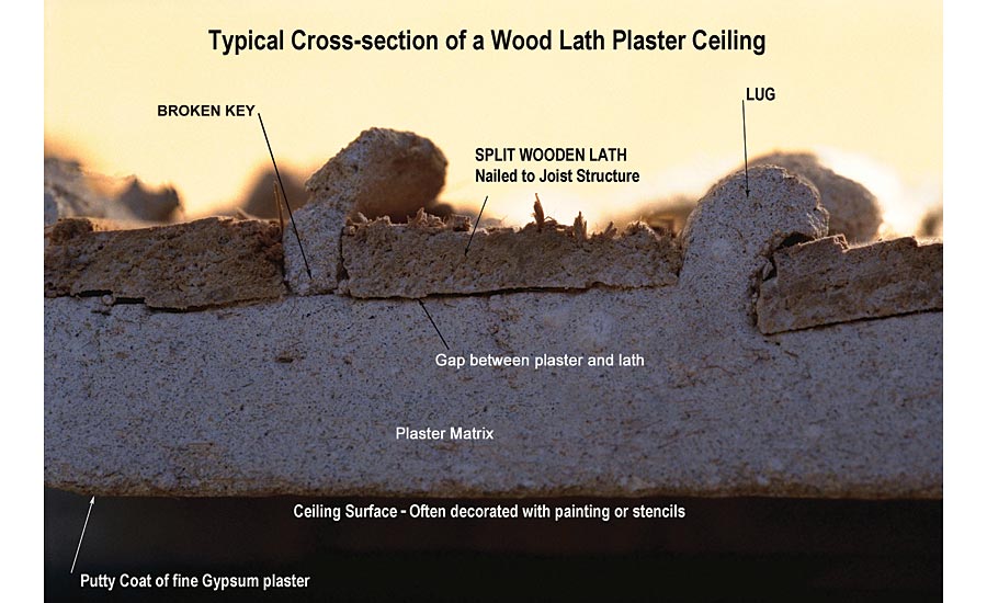 lath and plaster texture walls